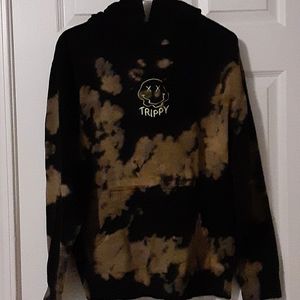 Trippy Bleached Tie-Dye Hoodie